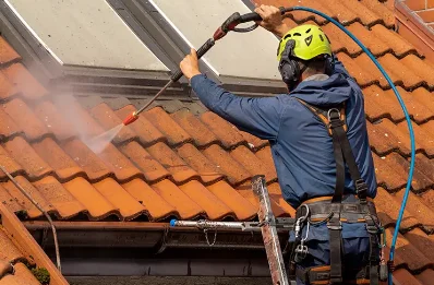 Démoussage et hydrofuge de toiture à Quédillac